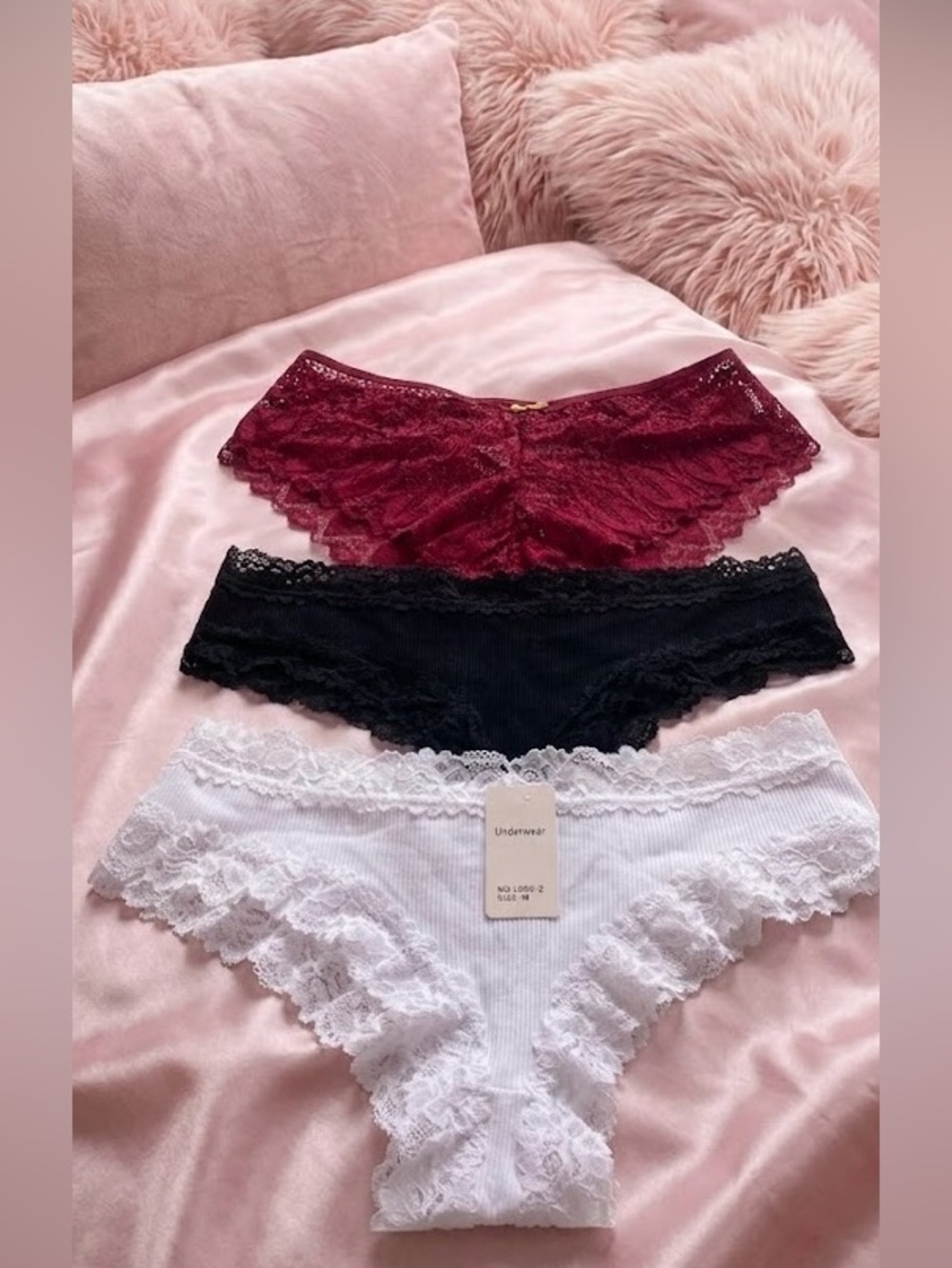 3-Piece Lace Panties Bundle - NWT+NWOT